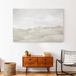 Kirkland's Home Canvas Art-Neutral Abstract Canvas Art Print, 48X32 In.