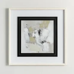 Kirkland's Home Framed Art-Neutral Abstract Matted Ii Framed Art Print