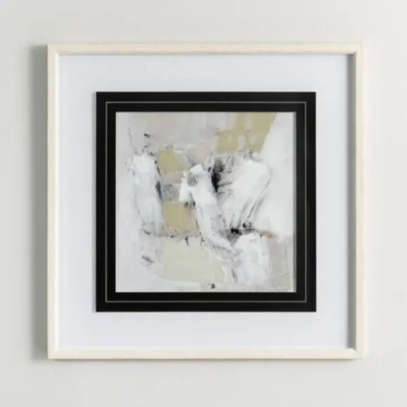 Kirkland's Home Framed Art-Neutral Abstract Matted Ii Framed Art Print