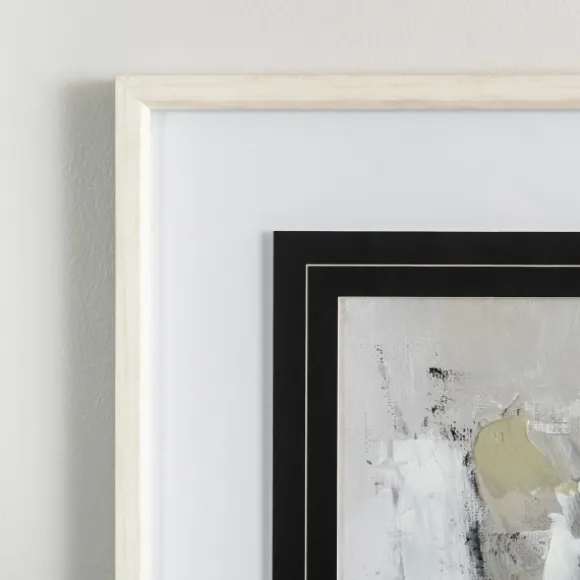 Kirkland's Home Framed Art-Neutral Abstract Matted Ii Framed Art Print