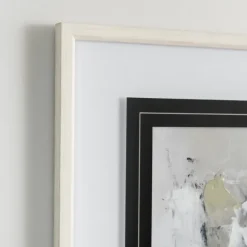 Kirkland's Home Framed Art-Neutral Abstract Matted Ii Framed Art Print