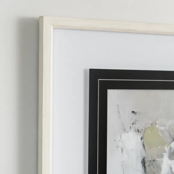 Kirkland's Home Framed Art-Neutral Abstract Matted Ii Framed Art Print