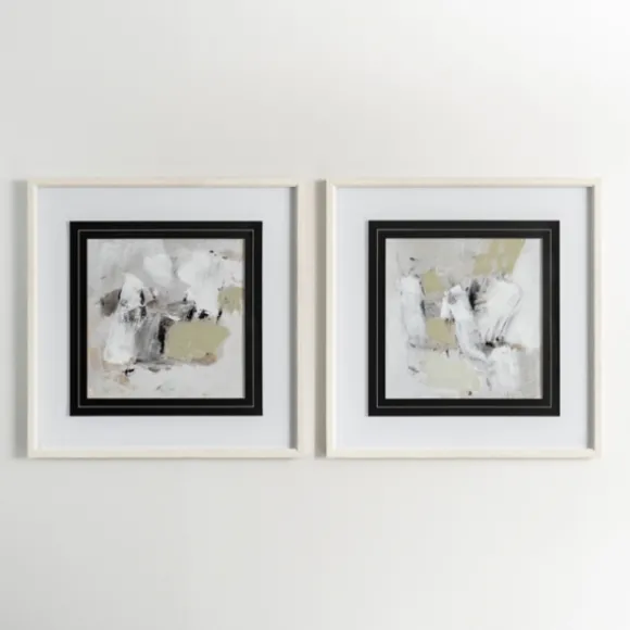 Kirkland's Home Framed Art-Neutral Abstract Matted Ii Framed Art Print