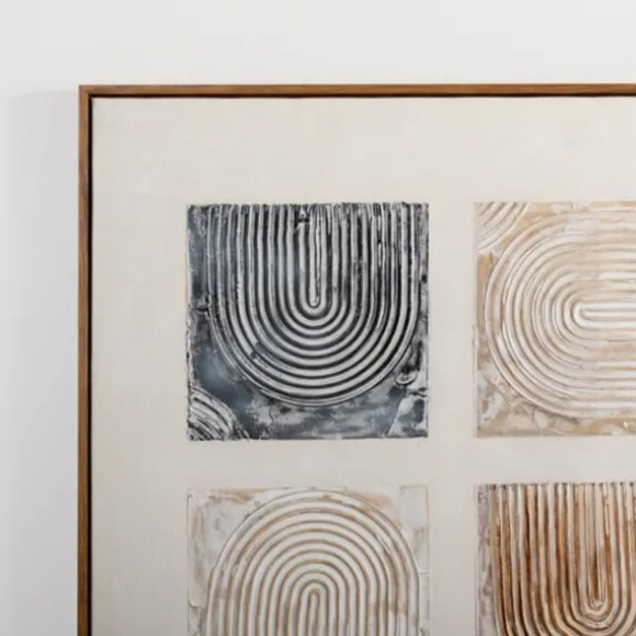 Kirkland's Home Framed Art-Neutral Arches Hand Painted Framed Art Print