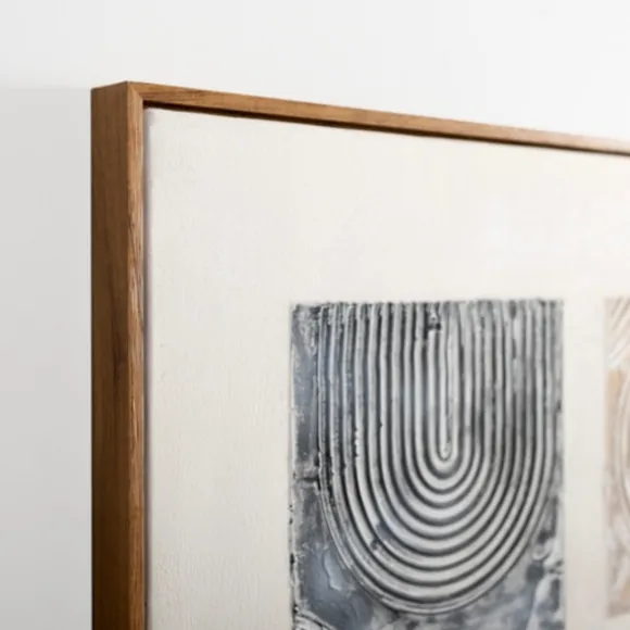 Kirkland's Home Framed Art-Neutral Arches Hand Painted Framed Art Print