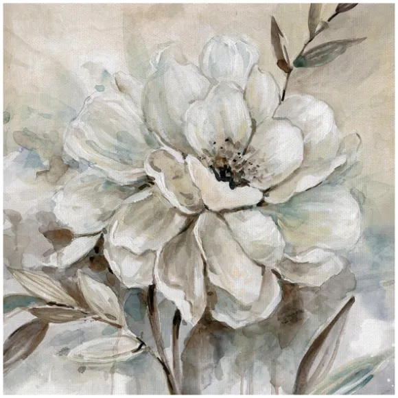 Kirkland's Home Canvas Art-Neutral Bloom I Canvas Art Print