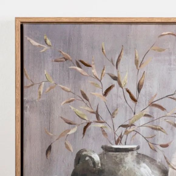 Kirkland's Home Canvas Art-Neutral Botanical Vases Framed Canvas Art Print