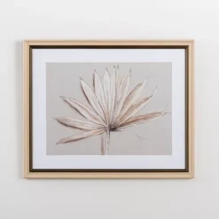 Kirkland's Home Framed Art-Neutral Dry Palm Leaf Framed Art Print