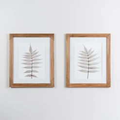 Kirkland's Home Framed Art-Neutral Fern Ii Framed Art Print