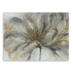 Kirkland's Home Canvas Art-Neutral Floral Giclee Canvas Art Print