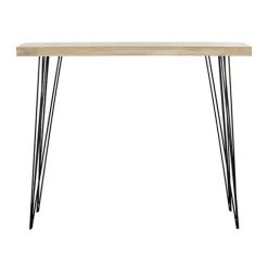 Kirkland's Home Console Tables-Neutral Hairpin Legs Console Table