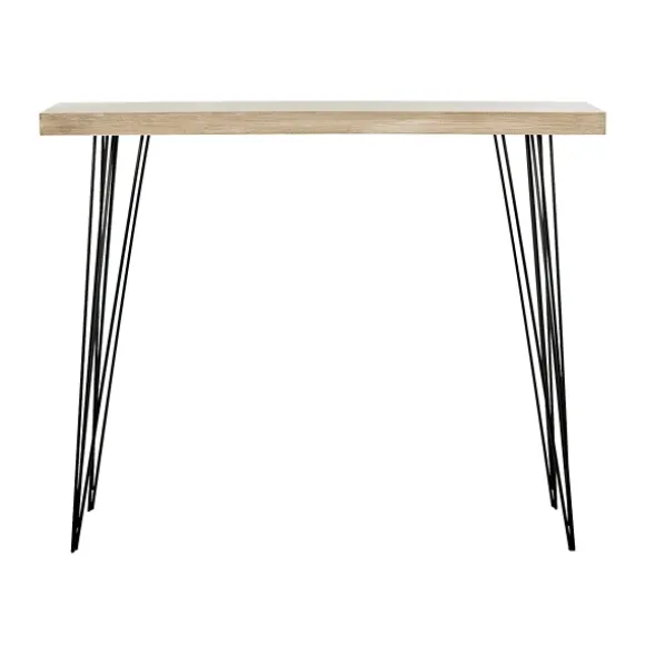 Kirkland's Home Console Tables-Neutral Hairpin Legs Console Table