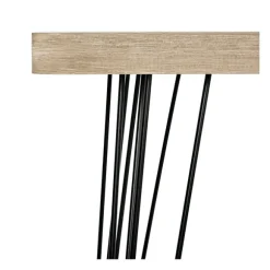 Kirkland's Home Console Tables-Neutral Hairpin Legs Console Table
