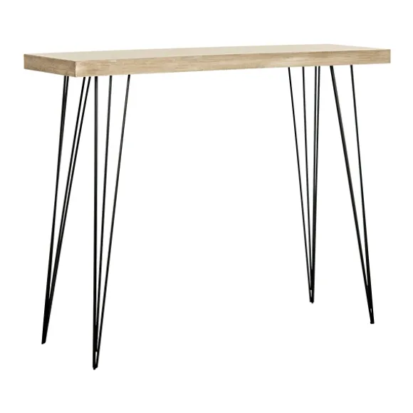 Kirkland's Home Console Tables-Neutral Hairpin Legs Console Table