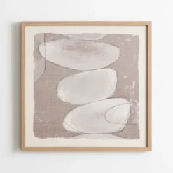 Kirkland's Home Framed Art-Neutral Stone Abstract Ii Framed Art Print