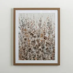 Kirkland's Home Framed Art-Neutral Wildflowers I Framed Art Print