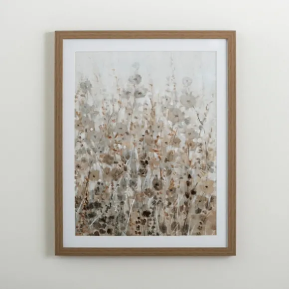 Kirkland's Home Framed Art-Neutral Wildflowers Ii Framed Art Print
