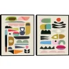 Kirkland's Home Framed Art-Nordic Glam Framed Canvas Art Prints, Set Of 2