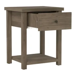 Kirkland's Home Accent & End Tables-Oak Bailie Wooden Side Table