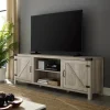 Kirkland's Home Tv Stands & Media Consoles-Oak Barn Door Tv Stand