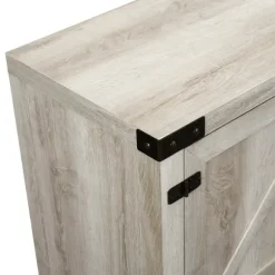 Kirkland's Home Tv Stands & Media Consoles-Oak Barn Door Tv Stand