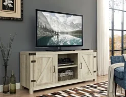 Kirkland's Home Tv Stands & Media Consoles-Oak Barn Doors Tv Stand