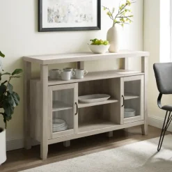 Kirkland's Home Tv Stands & Media Consoles-Oak Rustic Wood Tv Stand
