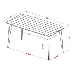 Kirkland's Home Dining Tables-Oak Wood And Metal Dining Table