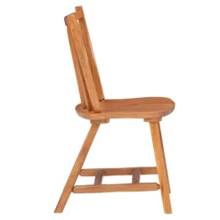 Kirkland's Home Dining Chairs-Oak Wood Spindle Back Dining Chairs, Set Of 2