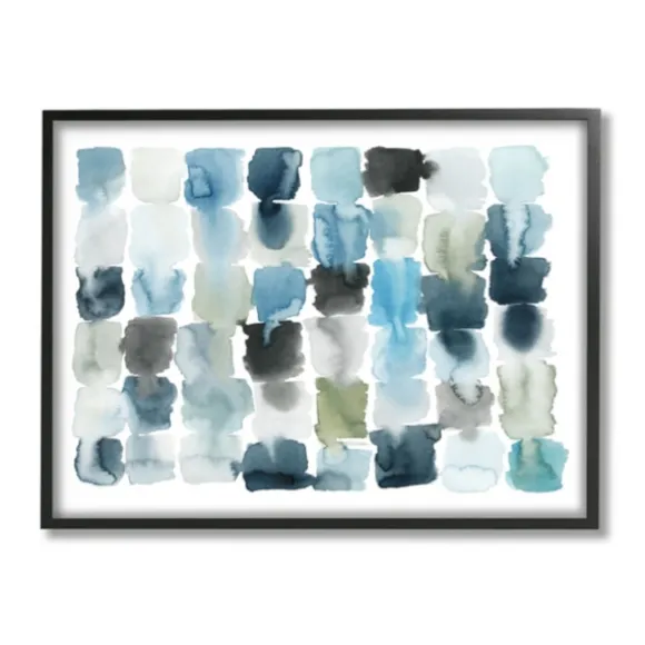 Kirkland's Home Framed Art-Ocean Inspired Abstract Tiles Framed Art Print