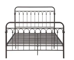 Kirkland's Home Beds & Headboards-Oil Rubbed Bronze Metal Platform Full Bed