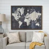 Kirkland's Home Framed Art-Old World Map Framed Art Print