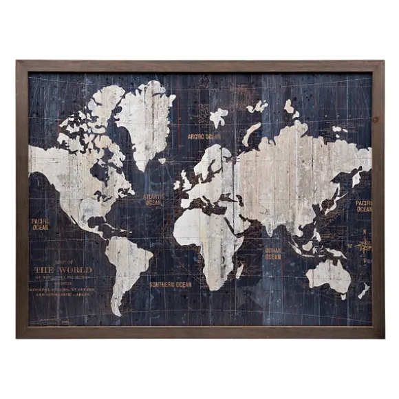 Kirkland's Home Framed Art-Old World Map Framed Art Print