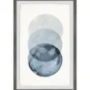 Kirkland's Home Framed Art-Ombre Overlapping Circles Giclee Framed Art Print