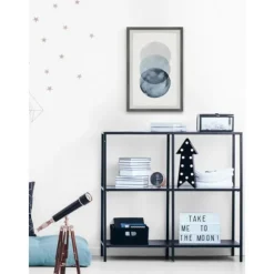 Kirkland's Home Framed Art-Ombre Overlapping Circles Giclee Framed Art Print