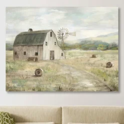 Kirkland's Home Canvas Art-On The Farm Giclee Canvas Art Print, 40X30 In.