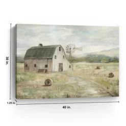 Kirkland's Home Canvas Art-On The Farm Giclee Canvas Art Print, 40X30 In.
