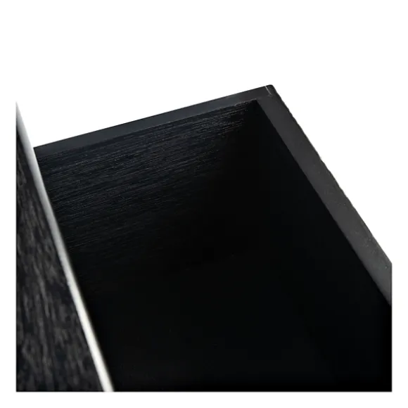 Kirkland's Home Console Tables-Onyx Raised Texture Diamond Console Table