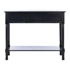 Kirkland's Home Console Tables-Onyx Raised Texture Diamond Console Table