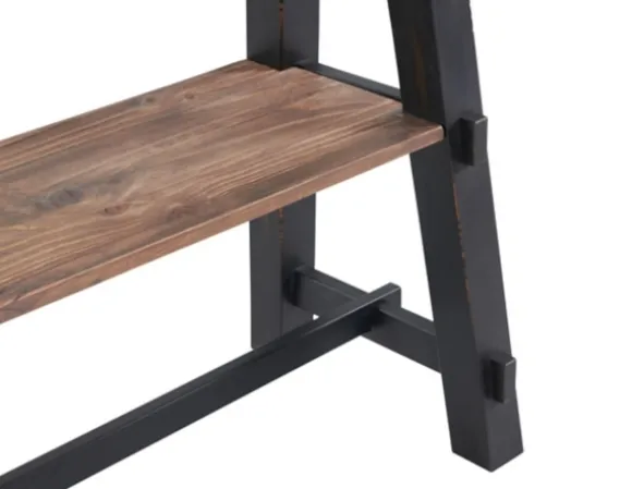 Kirkland's Home Console Tables-Open Pine Wood Sawhorse Console Table