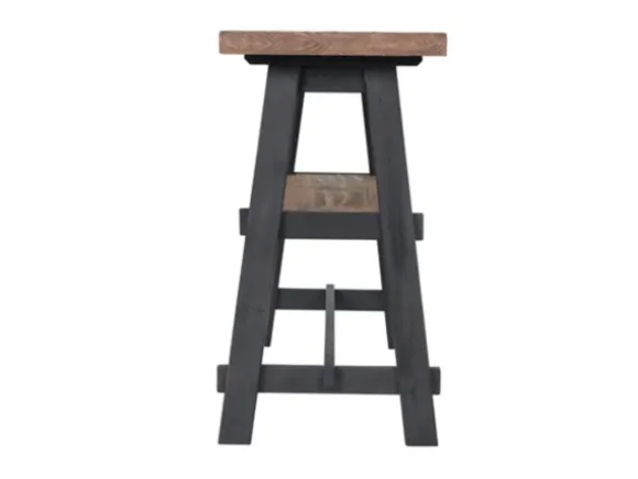 Kirkland's Home Console Tables-Open Pine Wood Sawhorse Console Table