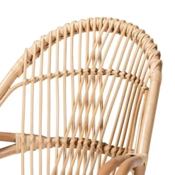 Kirkland's Home Accent Chairs-Open Woven Rattan Accent Chair