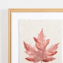 Kirkland's Home Framed Art-Orange Maple Leaf Framed Art Print