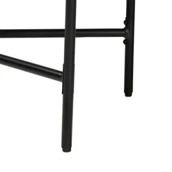 Kirkland's Home Console Tables-Oval Light Wood X Base Console Table