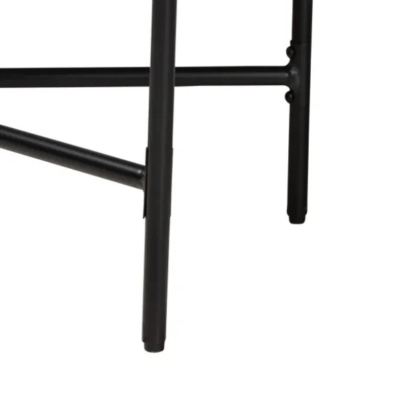 Kirkland's Home Console Tables-Oval Light Wood X Base Console Table