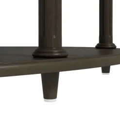 Kirkland's Home Coffee Tables-Oval Wood 2-Tier Coffee Table