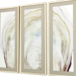 Kirkland's Home Framed Art-Oyster Shell 3-Pc. Framed Wall Art Set