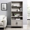 Kirkland's Home Bookshelves-Pale Wooden Willow Storage Bookcase