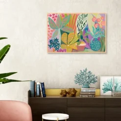 Kirkland's Home Framed Art-Palm Heavan Framed Canvas Art Print