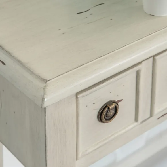 Kirkland's Home Console Tables-Paloma Cream 4-Drawer Console Table